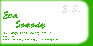 eva somody business card